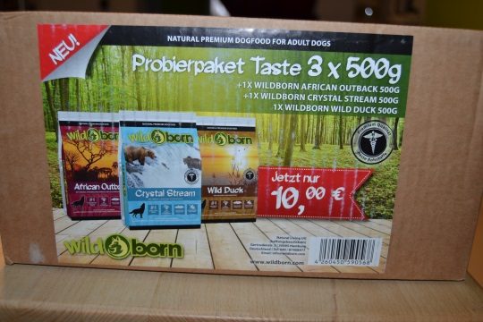 Das Paket kommt wohlbehalten an.